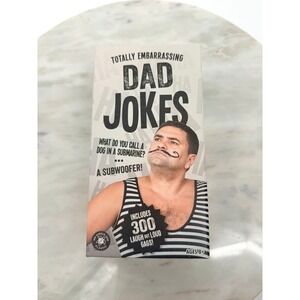 Professor Puzzle Totally Embarrassing‎ Dad Jokes 300 Gags 100 Cards Game Night